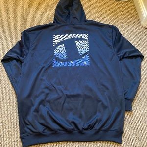 NAVY BLUE CHAMPION HOODED SWEATSHIRT